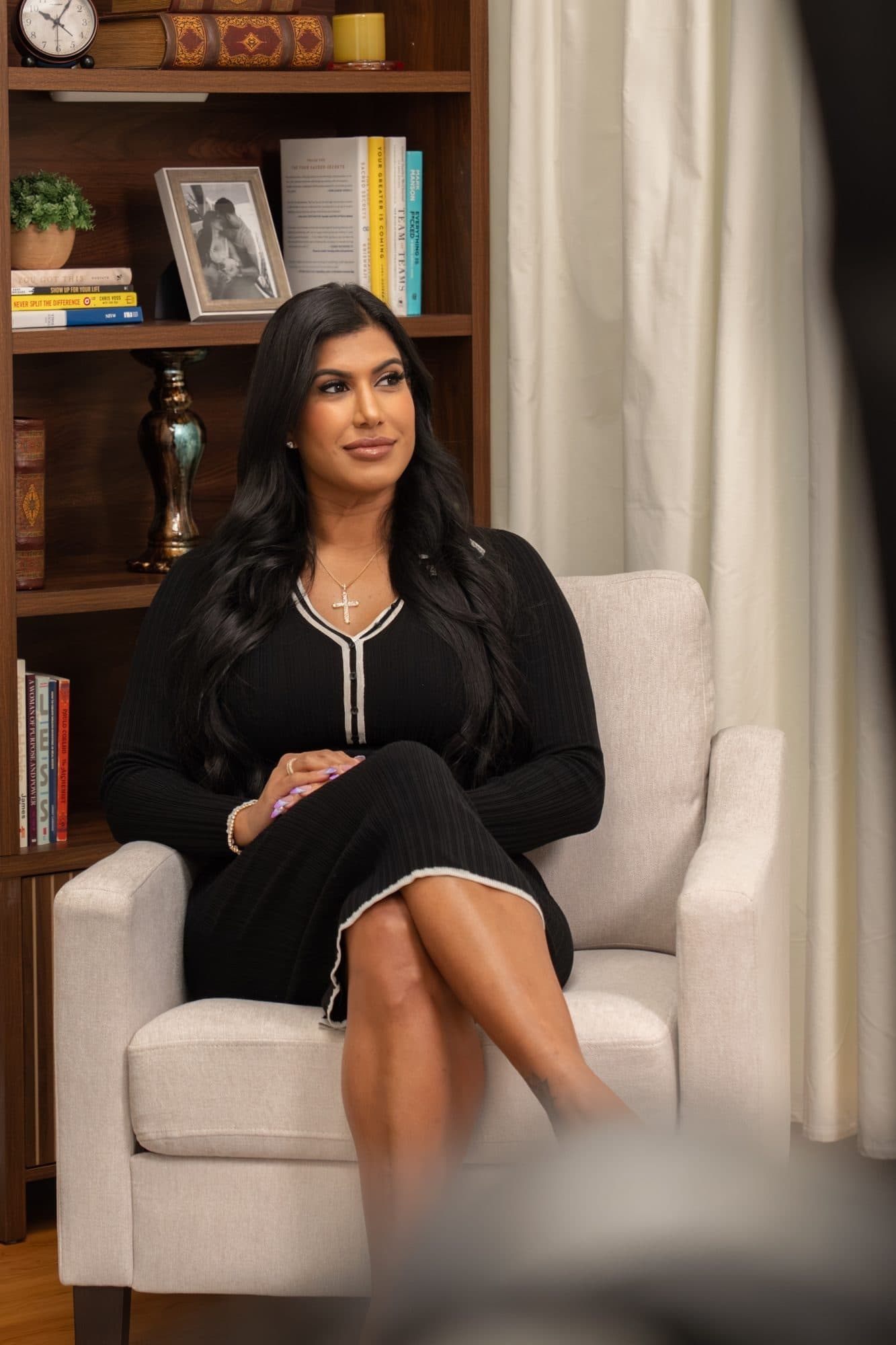 Zarina Christian recording Rooted in Resilience